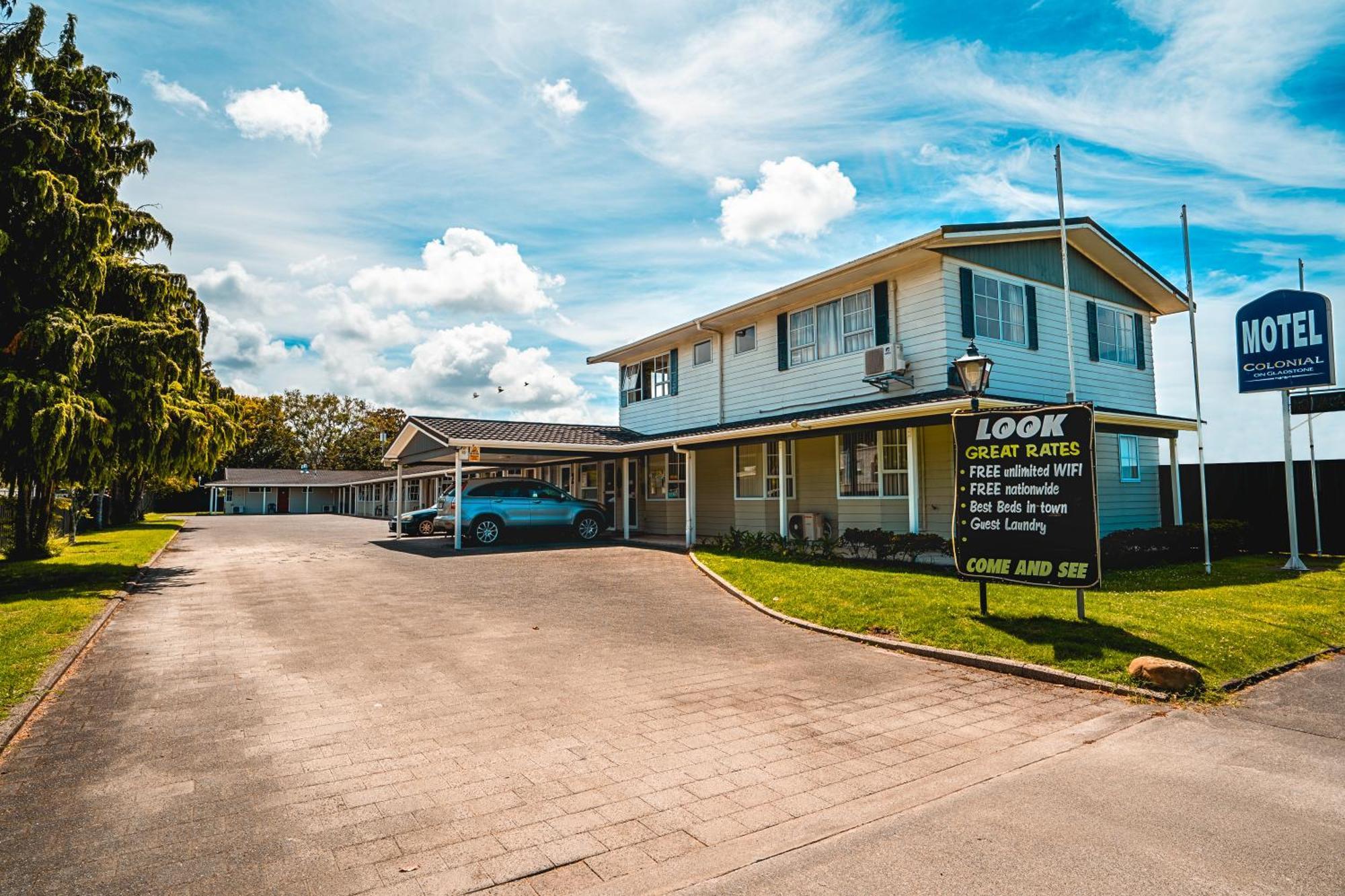 Motel Colonial On Gladstone Gisborne Esterno foto