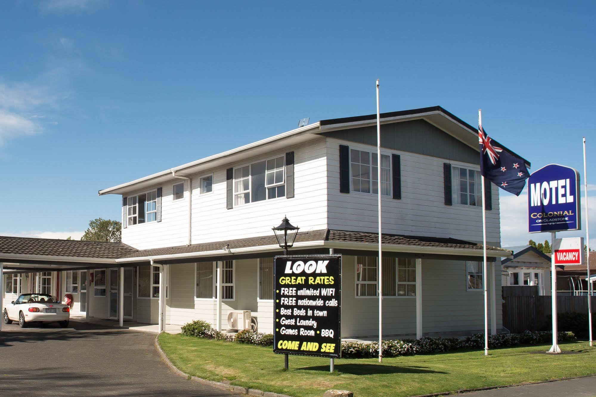Motel Colonial On Gladstone Gisborne Esterno foto